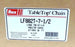 NIB REXNORD LF882T-7-1/2 TABLE TOP CHAIN 10FT LENGTH 7-1/2" WIDTH 1-1/2" PITCH