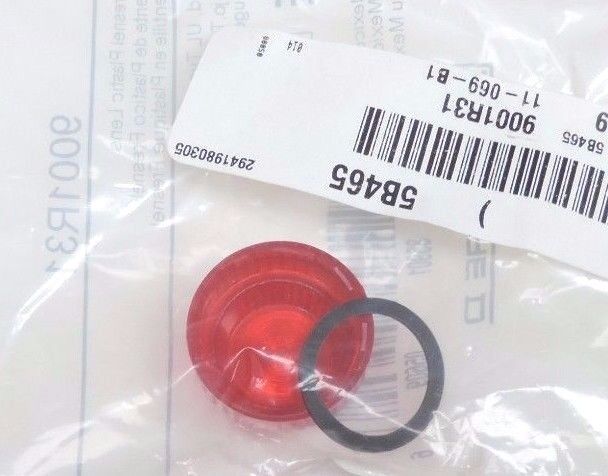 LOT OF 29 NEW SQUARE D 9001R31 FRESNEL PLASTIC LENSES RED, UL TYPE 4