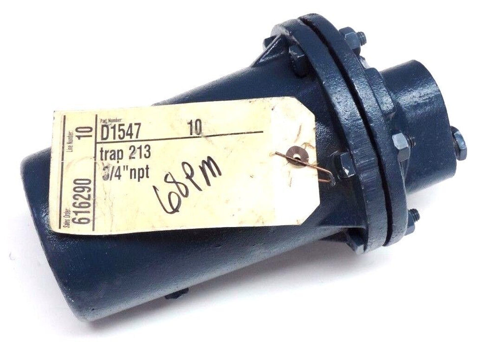 NEW ARMSTRONG D1547 STEAM TRAP 213, 3/4" NPT, 250PSIG
