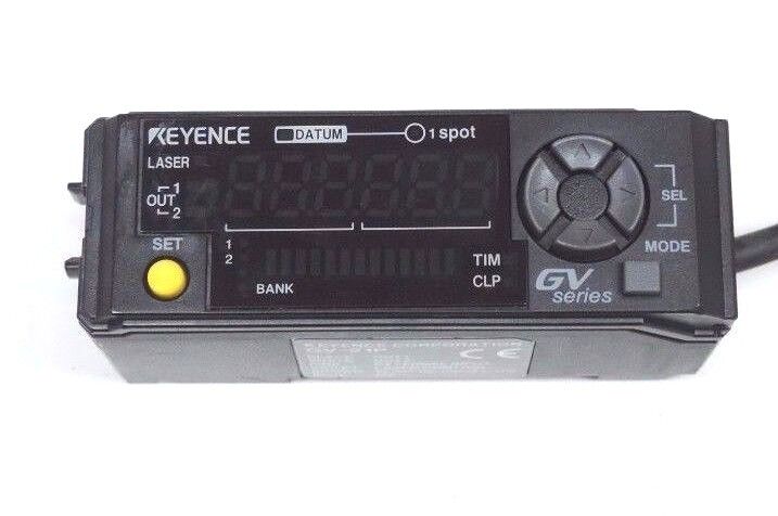 KEYENCE GV-21P LASER SENSOR AMPLIFIER GV SERIES, 10/30VDC, GV21P