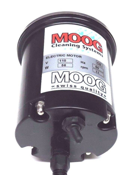 NEW MOOG CLEANING SYSTEMS CE SERIES ELECTRIC MOTOR 110V, 50HZ, 56W, 11RPM