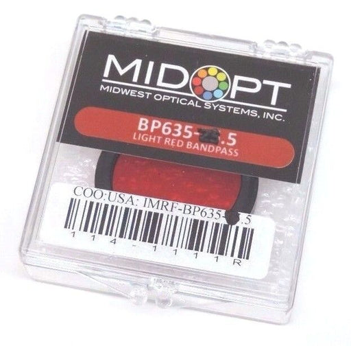 NEW MIDWEST OPTICAL SYSTEMS BP635-30.5 LIGHT RED BANDPASS BP635305