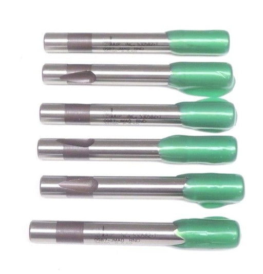 LOT OF 6 NEW AIP INC. 530582-1 PUNCHES 0987-JMA0 RND, 10X90, P=9.50, 5305821