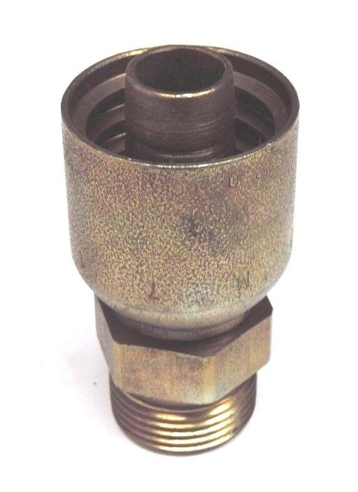 NEW PARKER 1JM71-12-12 CRIMP HOSE FITTING 1" MALE END 1JM711212