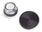 NIB SQUARE D 9001-KR5B SER. H BLACK MUSHROOM PUSHBUTTON 2-1/4'' DIA., 9001KR5B