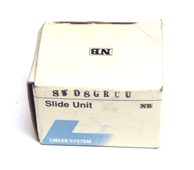 NIB NB NIPPON SWD8GRUU LINEAR BEARING SLIDE UNIT SWD-8, SWD8