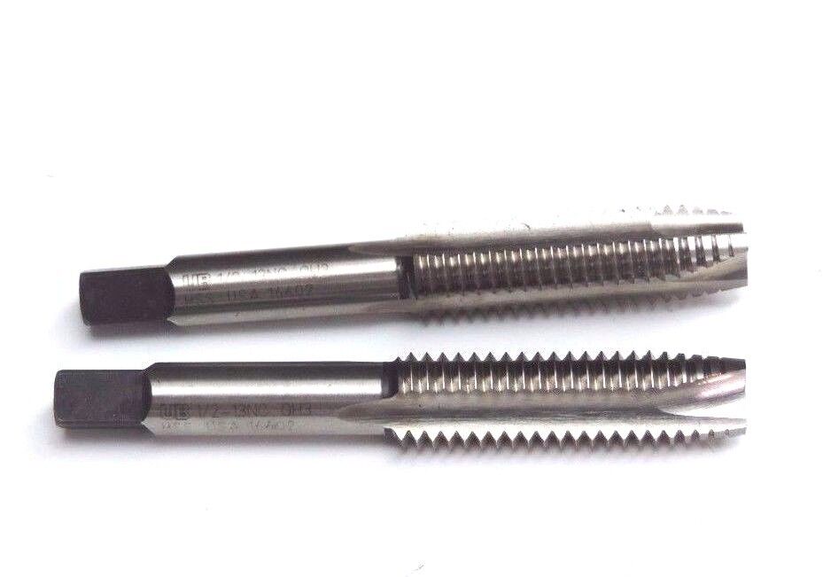 LOT OF 2 NEW UNION BUTTERFIELD 1/2-13NC GH3 HSS HAND TAPS 16602