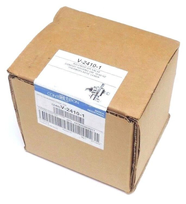 NEW SEALED JOHNSON CONTROLS V-2410-1 SOLENOID AIR VALVE 24V, 50/60HZ, V24101