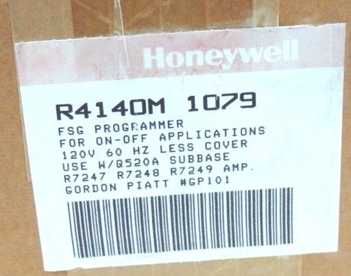 NIB HONEYWELL R4140M-1079 FSG PROGRAMMER FOR ON-OFF APPLICATIONS R4140M1079