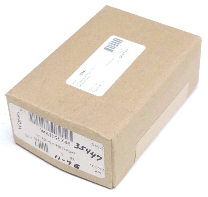 NEW SEALED WATERS WAT025746 KIT REF VLV REBLD PUMP