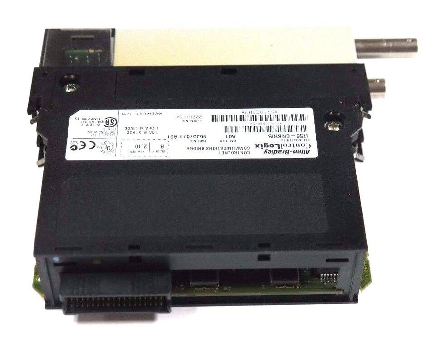 ALLEN BRADLEY 1756-CNBR SER. B CONTROLNET MODULE CAT. REV. A01, F/W RE ...