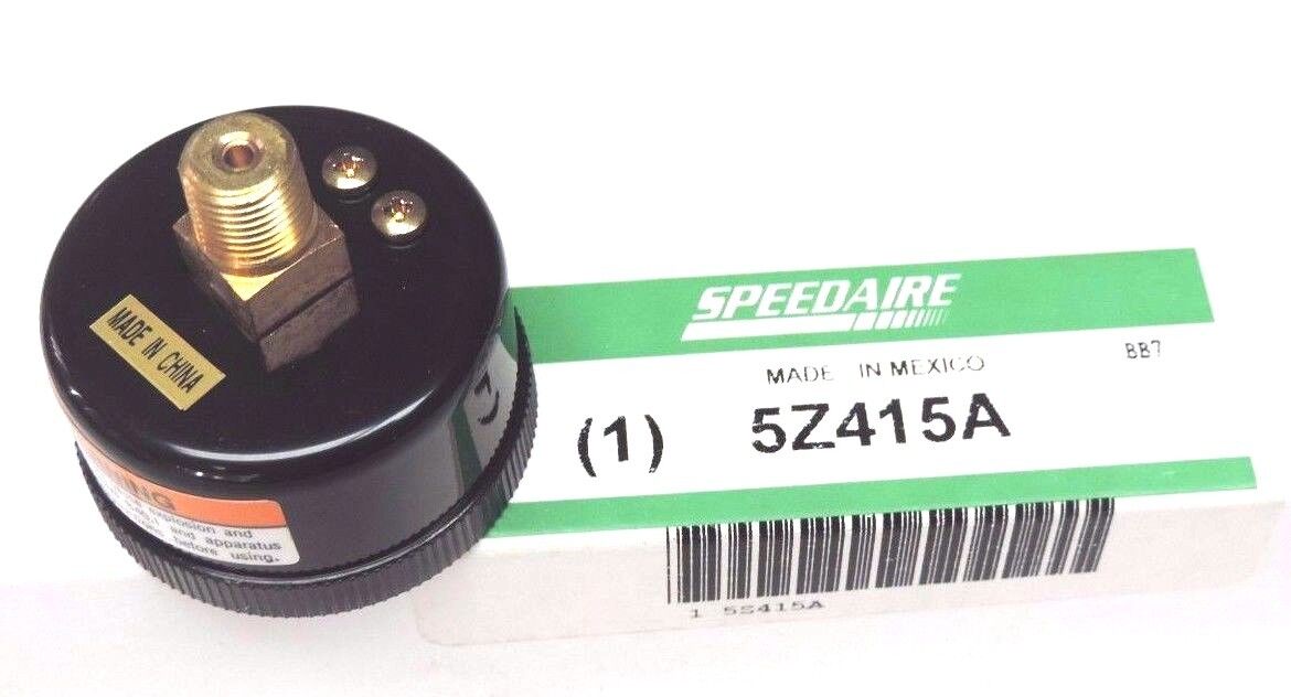 NIB SPEEDAIRE 5Z415A REGULATOR PMAX = 150PSI W/ GAGE
