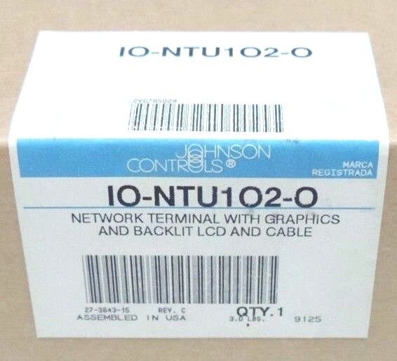 NEW SEALED JOHNSON CONTROLS IO-NTU102-0 REV. C NETWORK TERMINAL IONTU1020