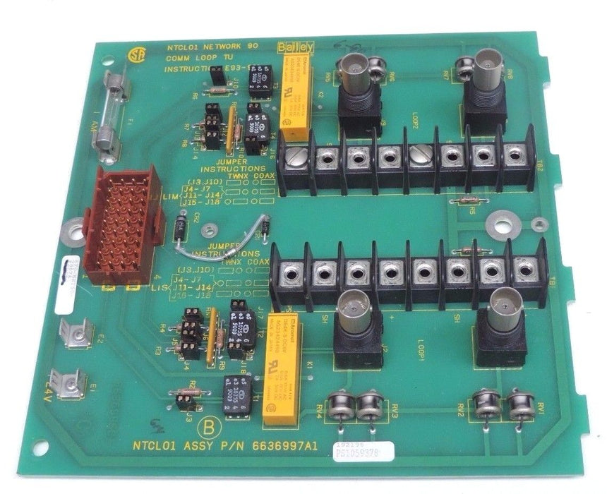 BAILEY CONTROLS 6636997A1 COMM LOOP TU 6636996C1, NTCL01 NETWORK 90