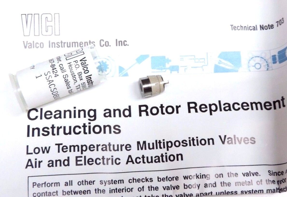 NEW VICI VALCO SSACSD8UW ROTOR REPLACEMENT KIT
