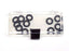 LOT OF 3 NEW HP 0905-1145 O-RINGS 12/PKS, 36 TOTAL RINGS, 09051145