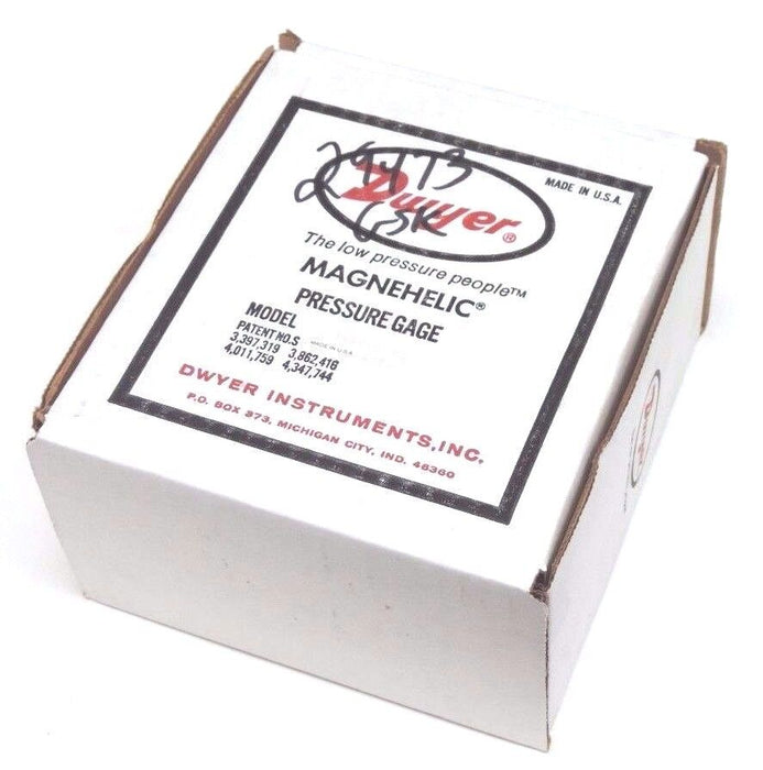 NIB DWYER 194003-00 MAGNEHELIC PRESSURE GAGE 19400300 15PSI, 4-3/4IN, DIA 1/8IN