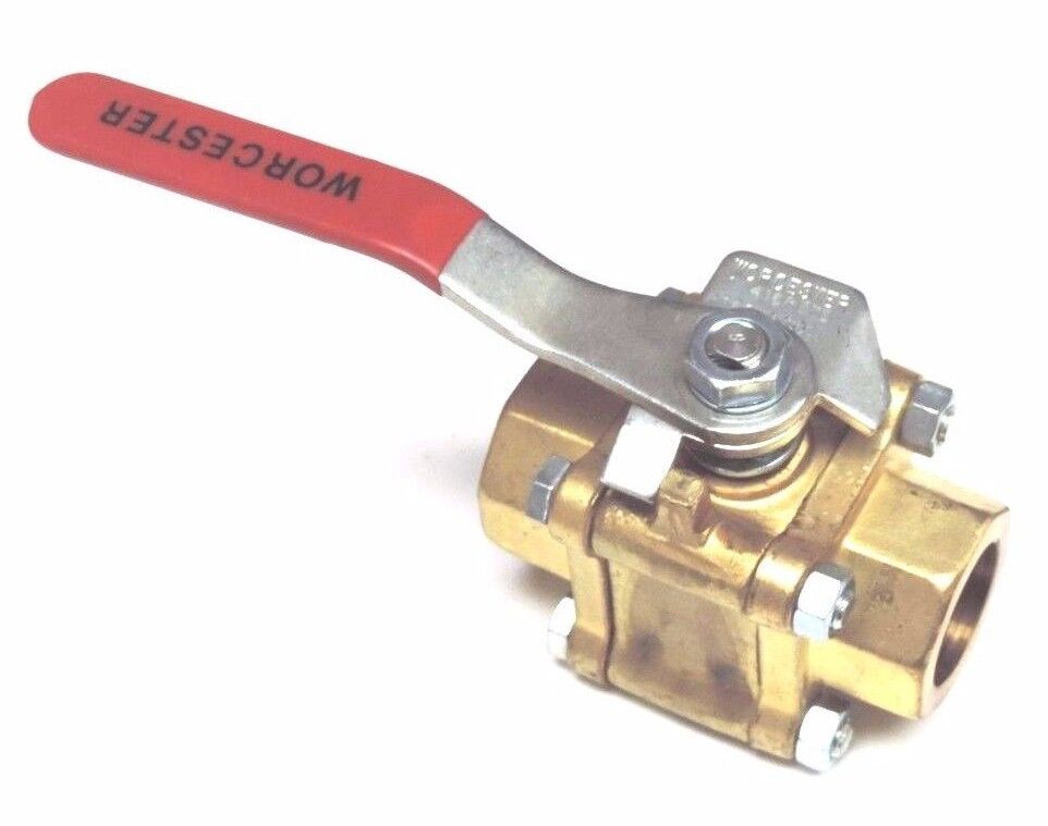 NEW WORCESTER 416RTTE 1" BALL VALVE R16CWP1500 MISSING BODY SEALS