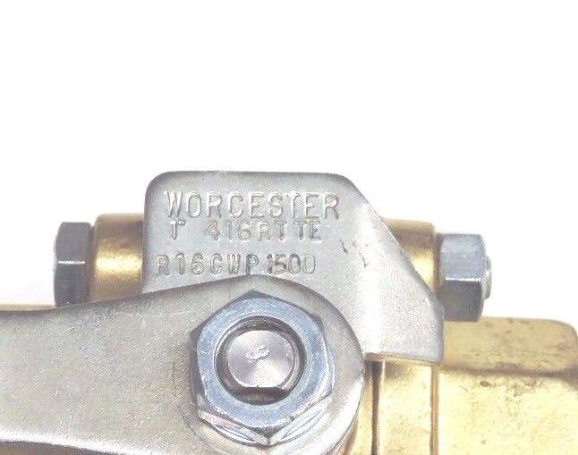 NEW WORCESTER 416RTTE 1" BALL VALVE R16CWP1500 MISSING BODY SEALS