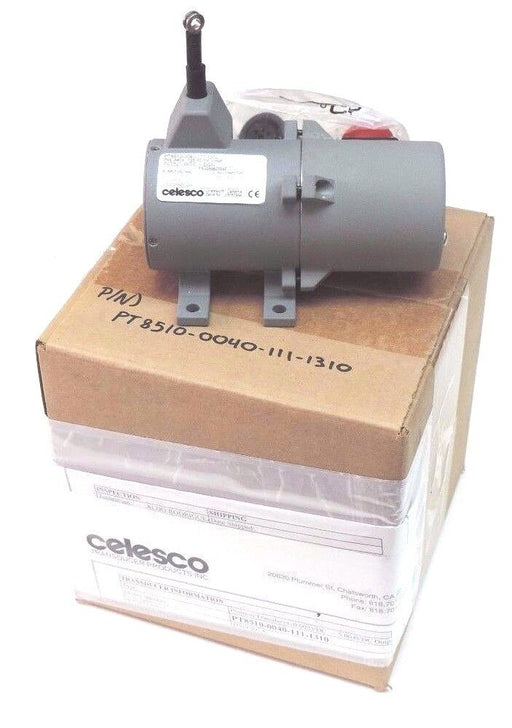 NIB CELESCO PT8510-0040-111-1310 POSITION TRANSDUCER 0.002-5.004VDC, 40" RANGE