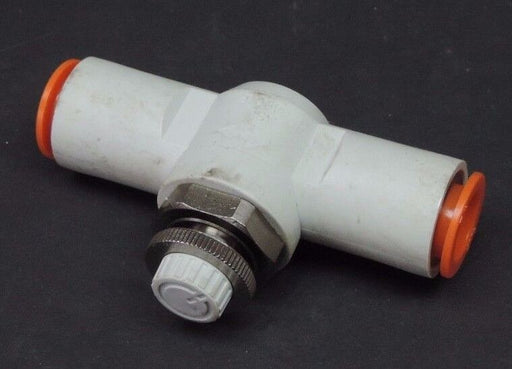 LOT OF 5 SMC AS4001F SPEED CONTROL VALVES 1/2"