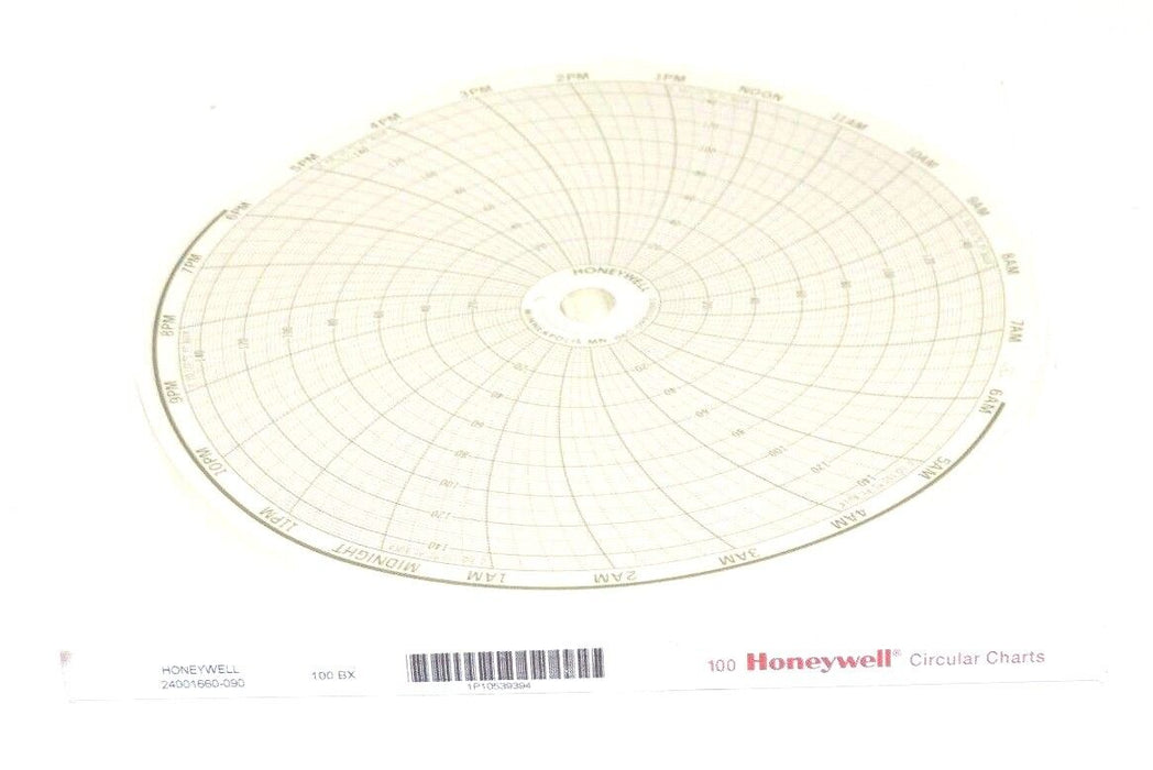 NIB HONEYWELL 24001660-090 CHART PAPER ROUND 10" (PACK OF 100)