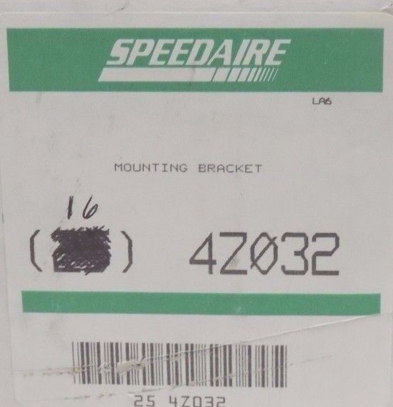BOX OF 16 NEW SPEEDAIRE 4Z032 MOUNTING BRACKETS