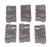 LOT OF 6 NUMATICS EXH MANIFOLD END PLATES 239-458