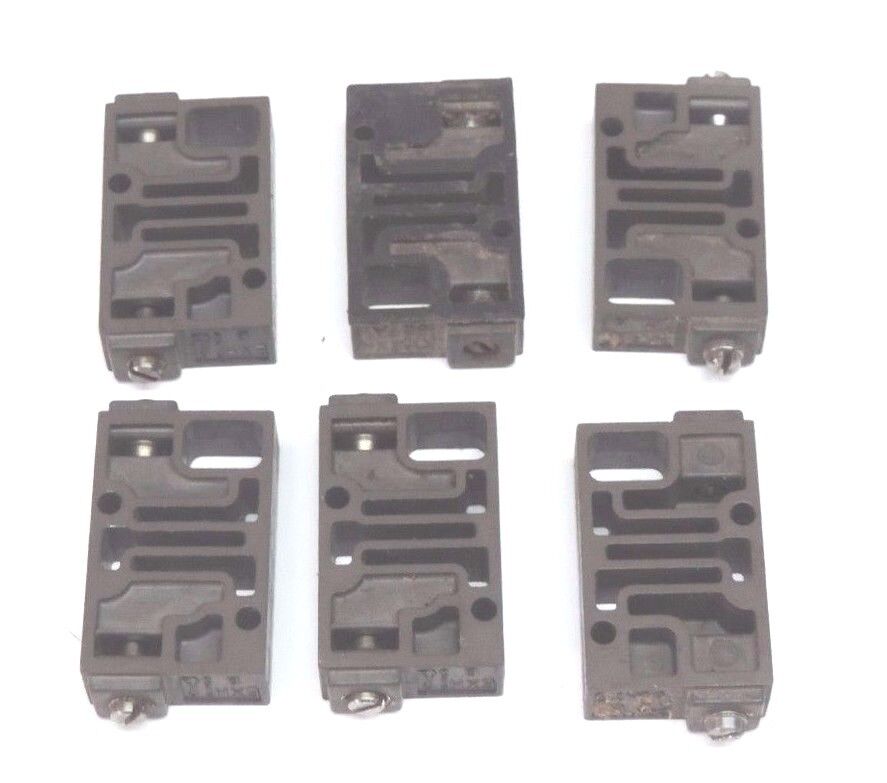 LOT OF 6 NUMATICS EXH MANIFOLD END PLATES 239-458