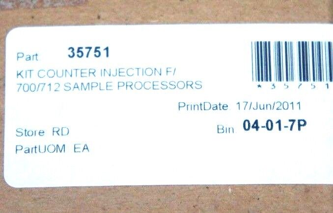 NEW WATERS KIT COUNTER INJECTION FOR 700/712 SAMPLE PROCESSORS