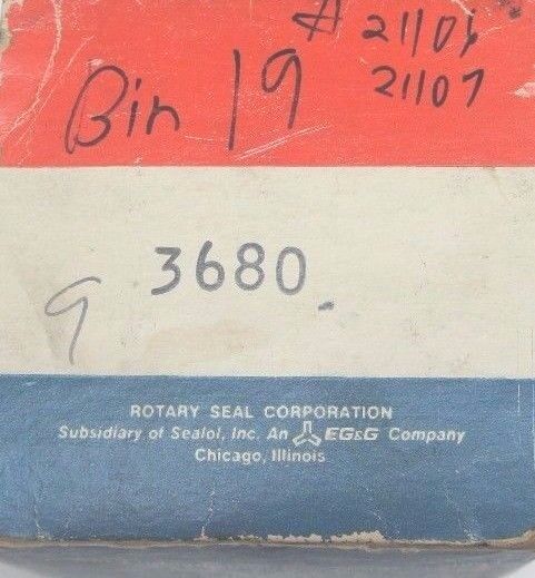 NEW EG&G SEALOL 3680 SEAL ASSEMBLY