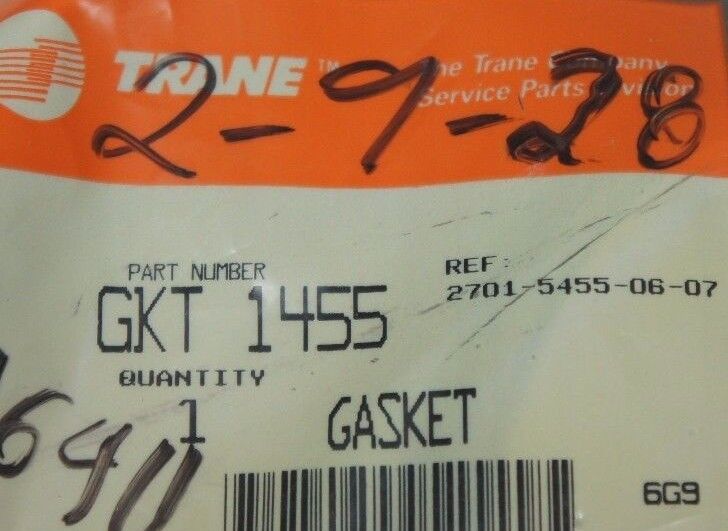 NEW TRANE GKT 1455 GASKET GKT1455, REF: 2701-5455-06-07
