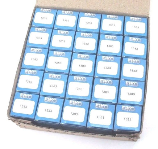 LOT OF 25 NIB EIKO 1383 BULBS