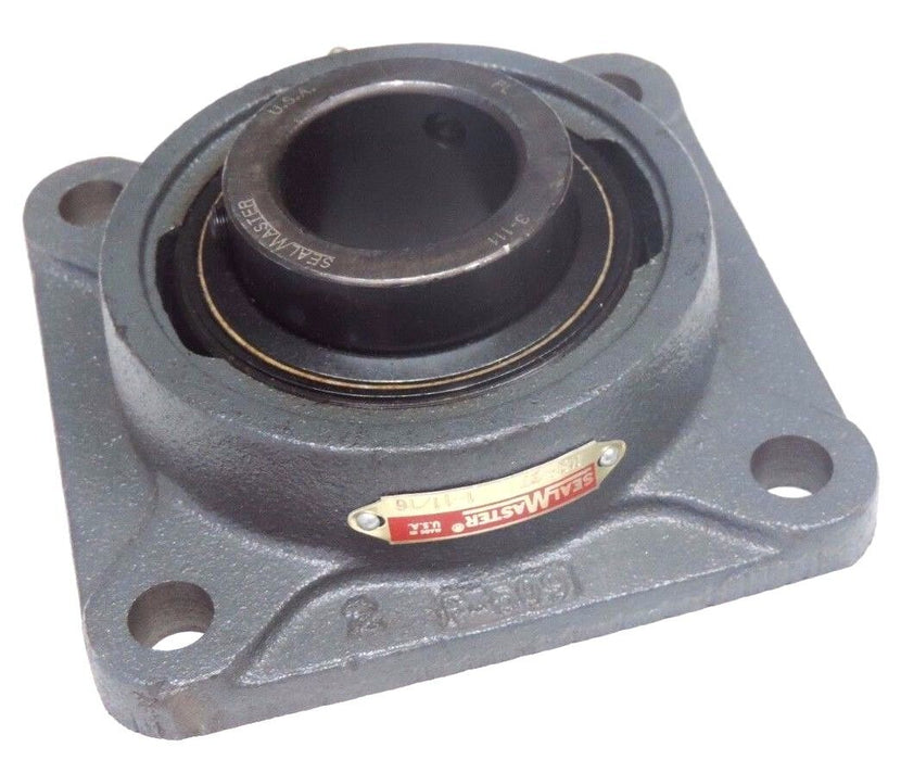 NIB SEALMASTER MSF-27 BALL BEARING FLANGE 4BOLT 1-11/16INCH BORE, MSF27