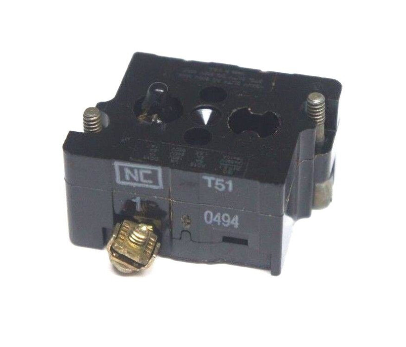 NEW CUTLER HAMMER 10250T-51 CONTACT BLOCK SERIES B1 10250T51