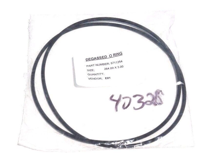 LOT OF 2 NEW WATERS 5711254 DEGASSED O RINGS 264 X 3 MM