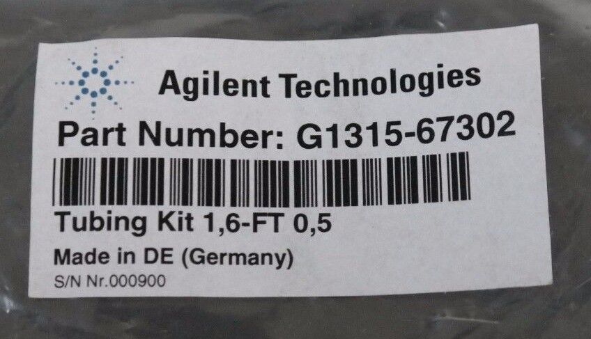 NEW AGILENT G1315-67302 CONNECTING TUBING KIT 1,6-FT,0,5, 0100-1516, G131567301
