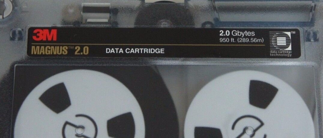 LOT OF 4 3M MAGNUS 2.0 DATA CARTRIDGES 2.0 GBYTES 950FT