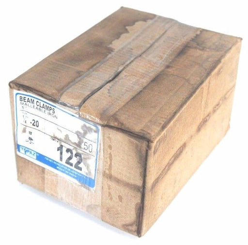 LOT OF 26 NEW TOPAZ MALLEABLE IRON 1" BEAM CLAMPS 1/4"-20