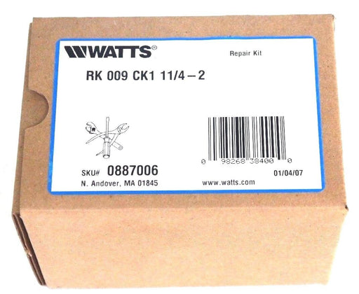 NIB WATTS RK 009 CK1 1 1/4-2 CHECK VALVE REPAIR KIT RK009CK1 1.25"-2"