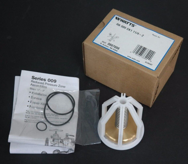 NIB WATTS RK 009 CK1 1 1/4-2 CHECK VALVE REPAIR KIT RK009CK1 1.25"-2"