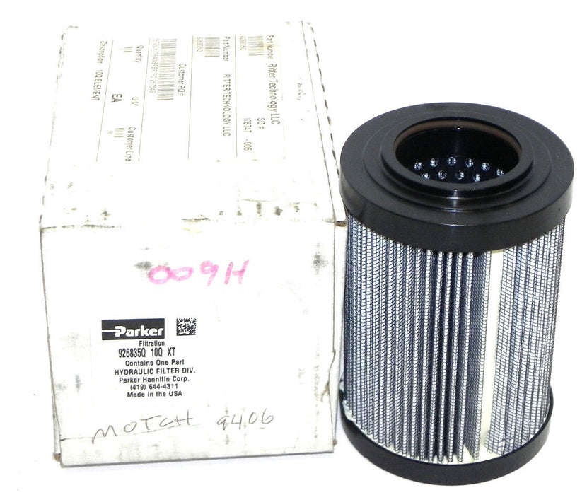 NIB PARKER 926835Q FILTER ELEMENT 10 MICRON, 10GPM, 150PSI