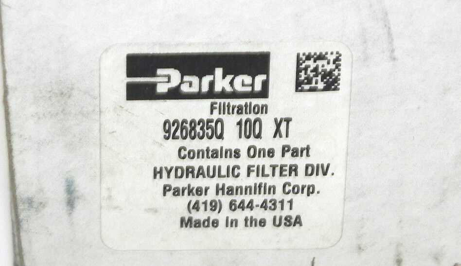 NIB PARKER 926835Q FILTER ELEMENT 10 MICRON, 10GPM, 150PSI
