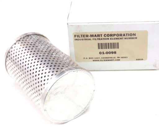 NIB FILTER-MART CORPORATION 01-0098 INDUSTRIAL FILTRATION ELEMENT 010098