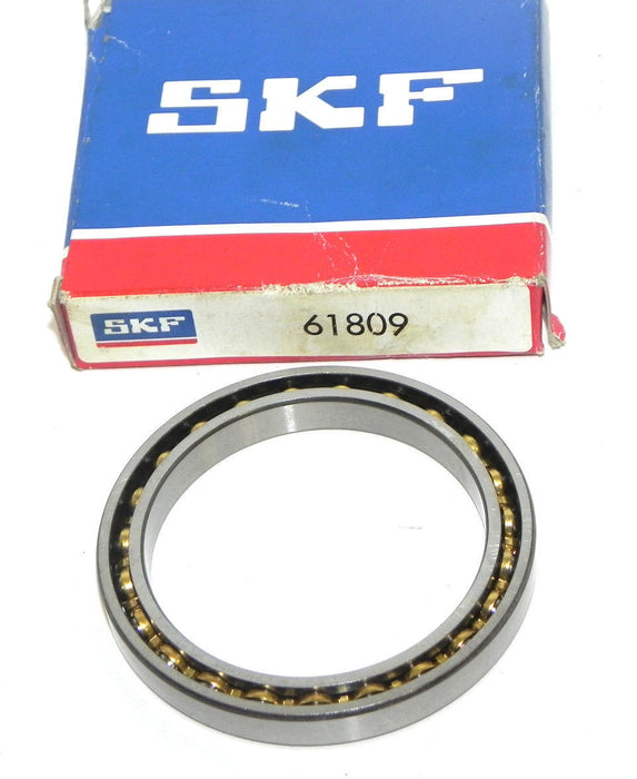 NIB SKF 61809 THIN SECTION BALL BEARING