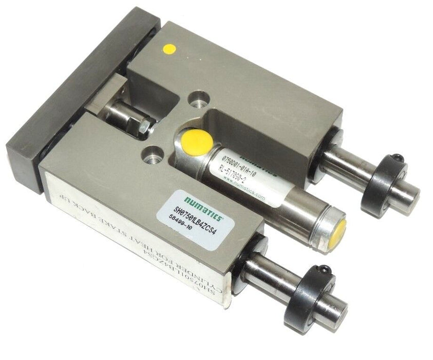 NEW NUMATICS SH07501LB4ZCS4 SH SERIES LINEAR SLIDE WITH 07500D01-01A-10 CYLINDER