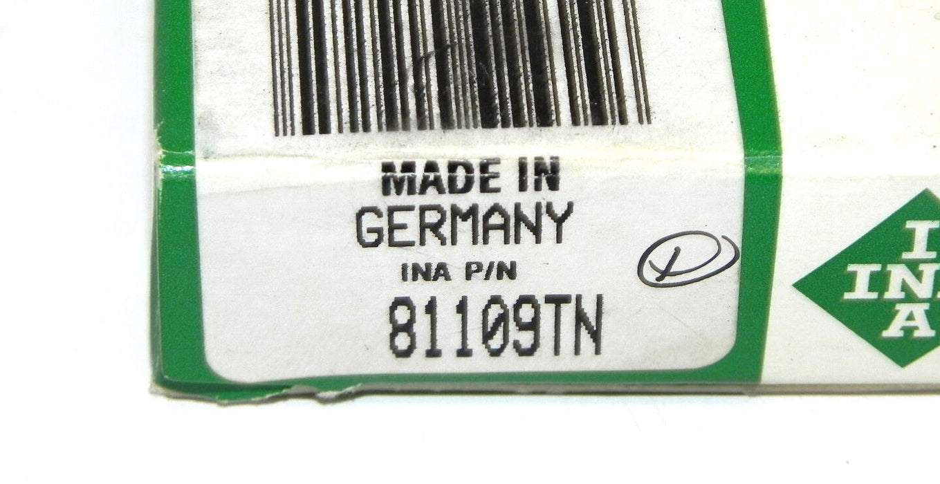 NIB INA 81109TN THRUST BEARING