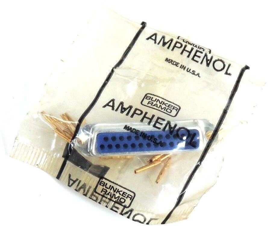 NEW AMPHENOL 17-10250 STANDARD D-SUBMINIATURE CONNECTOR 1710250