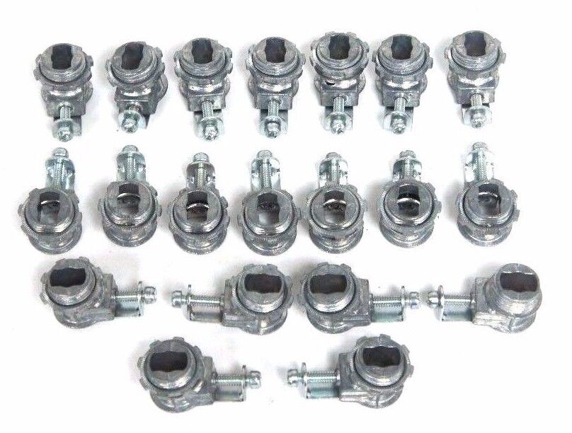 LOT OF 20 NEW BRIDGEPORT 560-DCS CABLE CONNECTOR BOX 12/3 MC