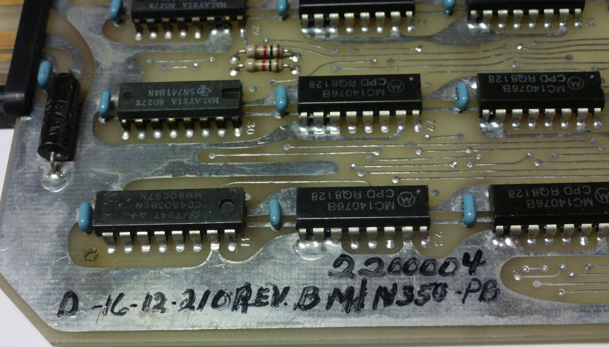 ISSC D-16-12-210 REV. B M/N 350-PB COMP SIDE D-16-09-062D CKT SIDE D-16-09-062